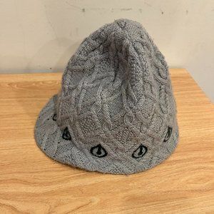 VTG Nixon Brim Beanie Men's Snowboard OS Grey small flaw